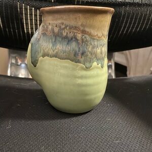 Handcrafted Ceramic Mug with Earthy Tones